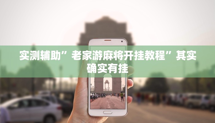实测辅助”老家游麻将开挂教程”其实确实有挂