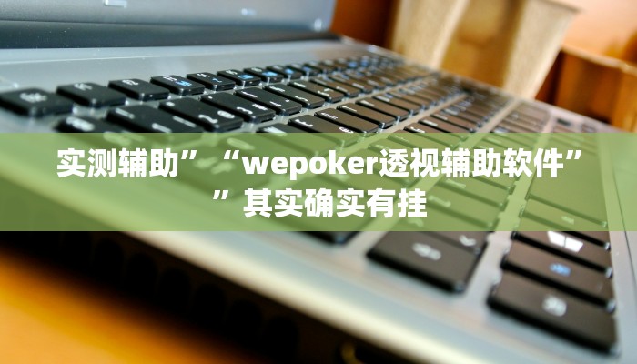 实测辅助”“wepoker透视辅助软件””其实确实有挂