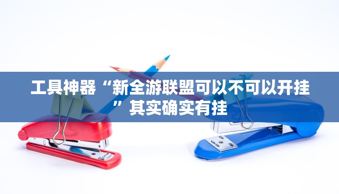 工具神器“新全游联盟可以不可以开挂”其实确实有挂