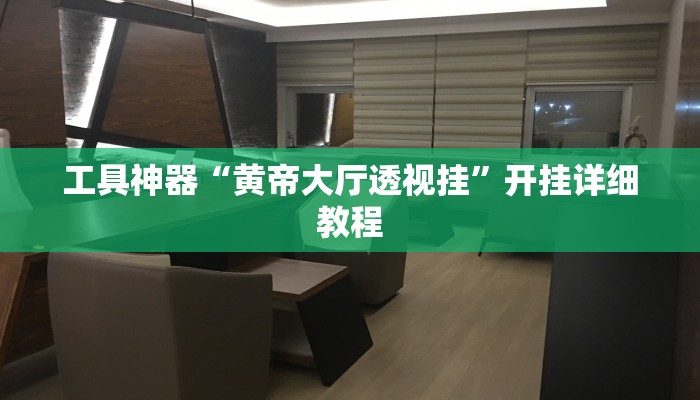 工具神器“黄帝大厅透视挂”开挂详细教程