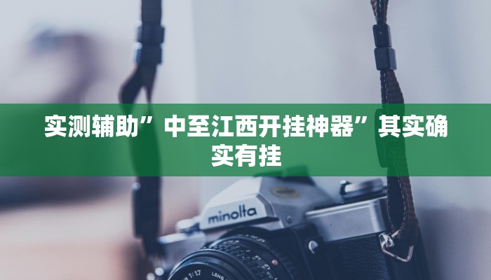 实测辅助”中至江西开挂神器”其实确实有挂