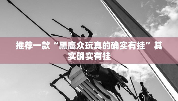 推荐一款“黑鹰众玩真的确实有挂”其实确实有挂
