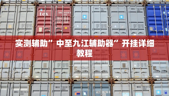 实测辅助”中至九江辅助器”开挂详细教程