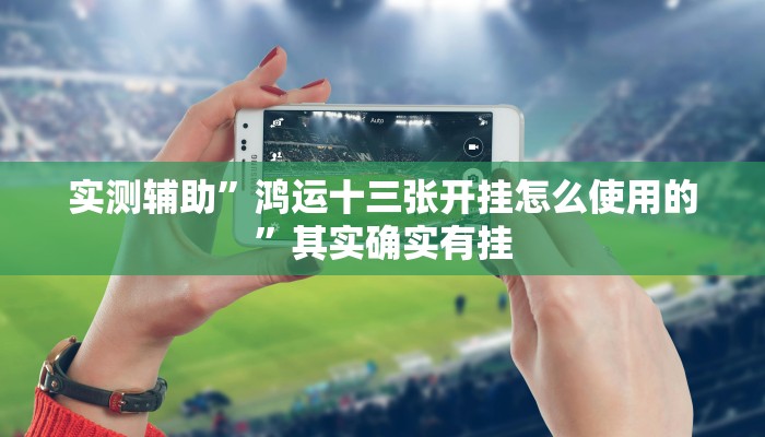 实测辅助”鸿运十三张开挂怎么使用的”其实确实有挂