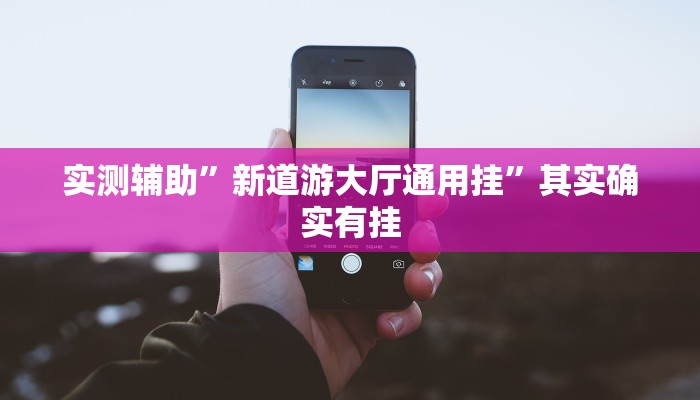 实测辅助”新道游大厅通用挂”其实确实有挂
