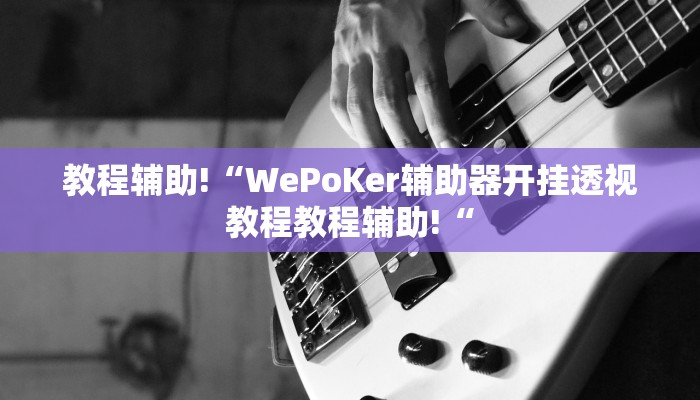 教程辅助!“WePoKer辅助器开挂透视教程教程辅助!“