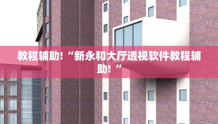 教程辅助!“新永和大厅透视软件教程辅助!“