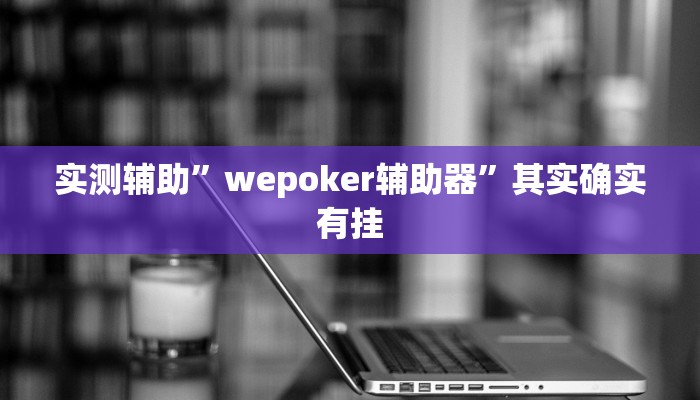 实测辅助”wepoker辅助器”其实确实有挂
