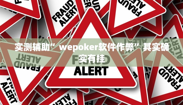 实测辅助”wepoker软件作弊”其实确实有挂