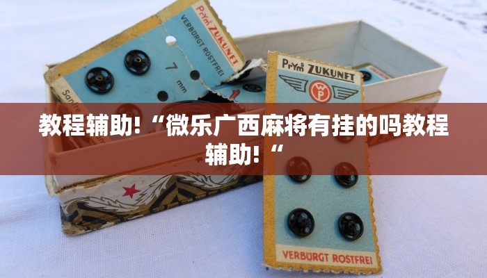 教程辅助!“微乐广西麻将有挂的吗教程辅助!“