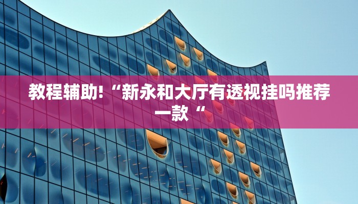 教程辅助!“新永和大厅有透视挂吗推荐一款“