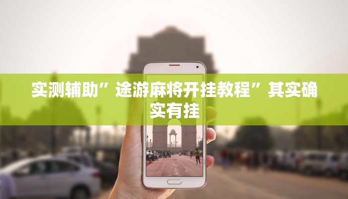 实测辅助”途游麻将开挂教程”其实确实有挂