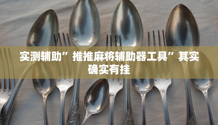实测辅助”推推麻将辅助器工具”其实确实有挂