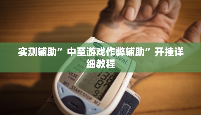 实测辅助”中至游戏作弊辅助”开挂详细教程