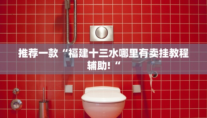 推荐一款“福建十三水哪里有卖挂教程辅助!“
