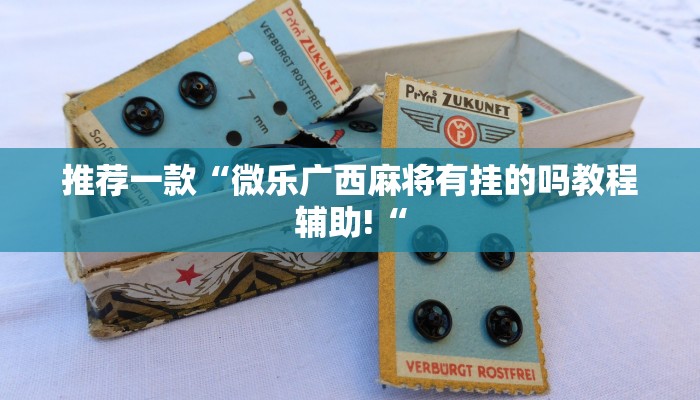 推荐一款“微乐广西麻将有挂的吗教程辅助!“