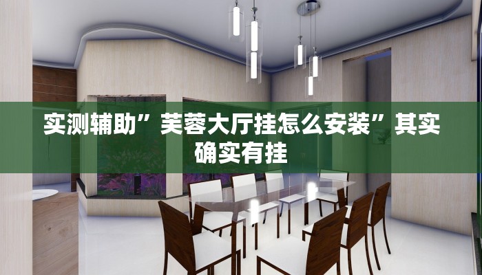 实测辅助”芙蓉大厅挂怎么安装”其实确实有挂