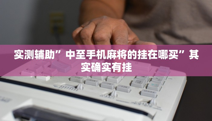 实测辅助”中至手机麻将的挂在哪买”其实确实有挂