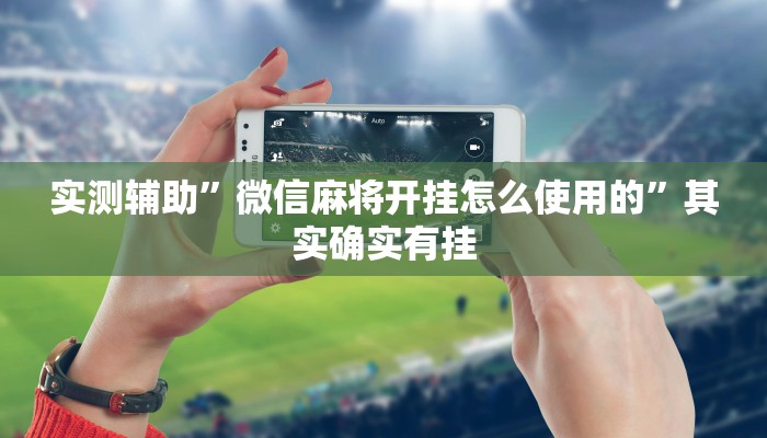 实测辅助”微信麻将开挂怎么使用的”其实确实有挂