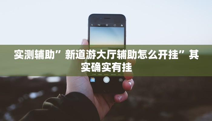 实测辅助”新道游大厅辅助怎么开挂”其实确实有挂