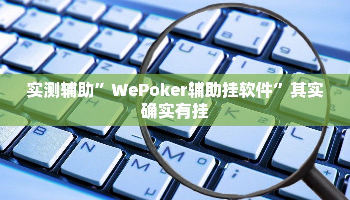 实测辅助”WePoker辅助挂软件”其实确实有挂