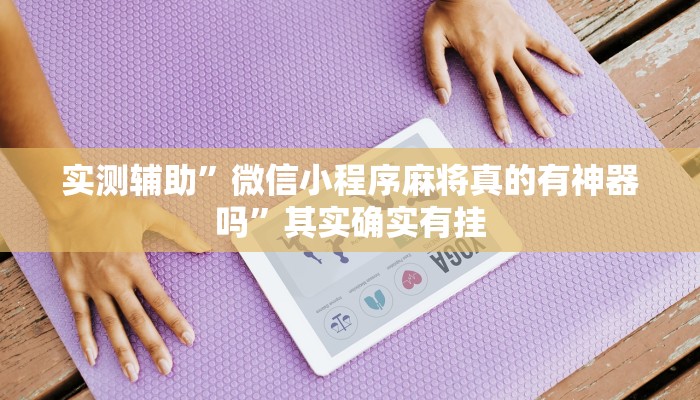 实测辅助”微信小程序麻将真的有神器吗”其实确实有挂