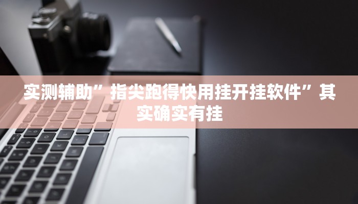 实测辅助”指尖跑得快用挂开挂软件”其实确实有挂