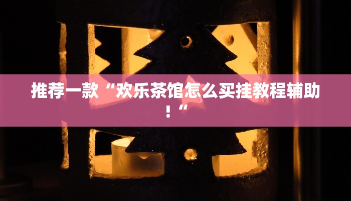 推荐一款“欢乐茶馆怎么买挂教程辅助!“