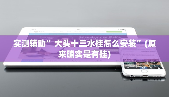 实测辅助”大头十三水挂怎么安装”(原来确实是有挂)