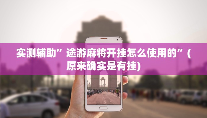 实测辅助”途游麻将开挂怎么使用的”(原来确实是有挂)
