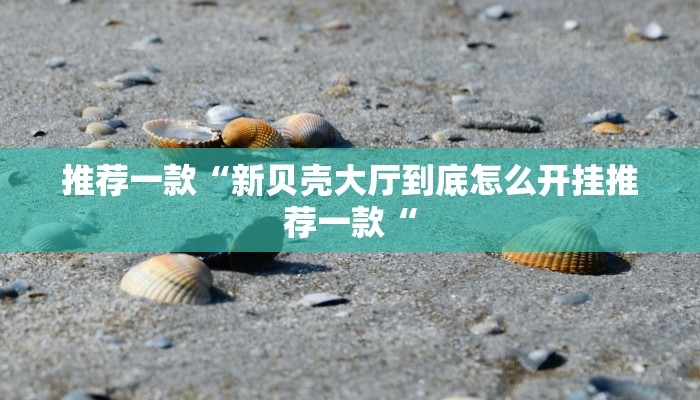 推荐一款“小二互娱开挂神器“开挂详细教程