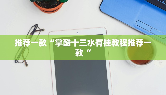 推荐一款“掌酷十三水有挂教程推荐一款“