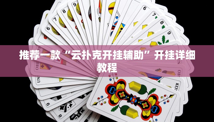 推荐一款“云扑克开挂辅助”开挂详细教程