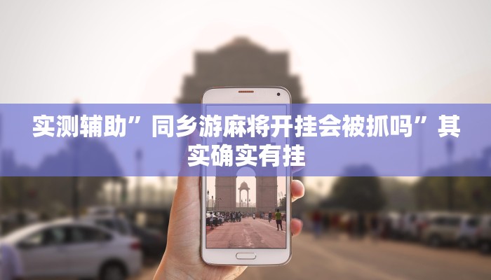 实测辅助”同乡游麻将开挂会被抓吗”其实确实有挂