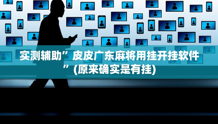 实测辅助”皮皮广东麻将用挂开挂软件”(原来确实是有挂)