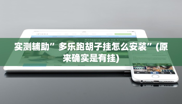 实测辅助”多乐跑胡子挂怎么安装”(原来确实是有挂)