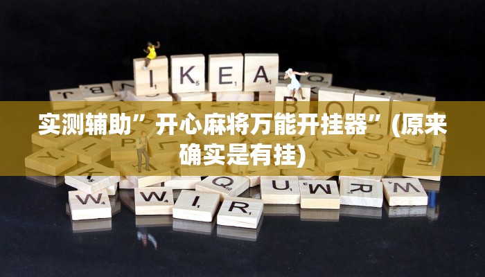 实测辅助”开心麻将万能开挂器”(原来确实是有挂)