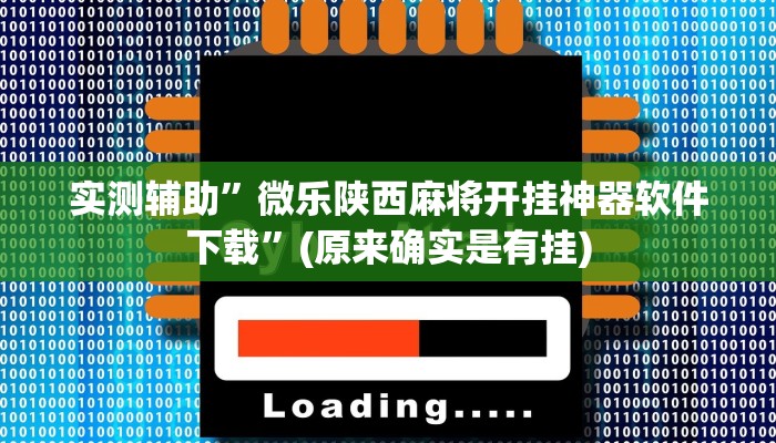 实测辅助”微乐陕西麻将开挂神器软件下载”(原来确实是有挂)