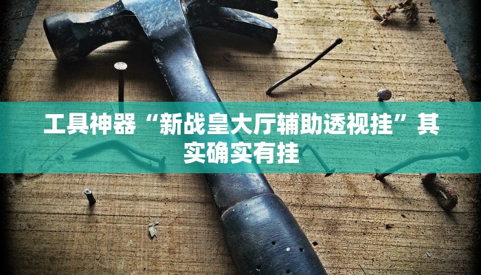 实测辅助”阳光岛牌乐汇辅助怎么开挂”(原来确实是有挂)