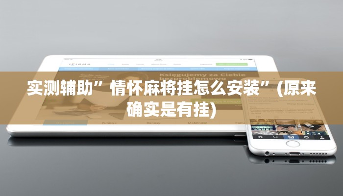 实测辅助”情怀麻将挂怎么安装”(原来确实是有挂)
