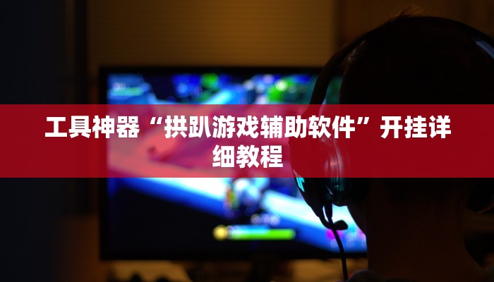 工具神器“拱趴游戏辅助软件”开挂详细教程