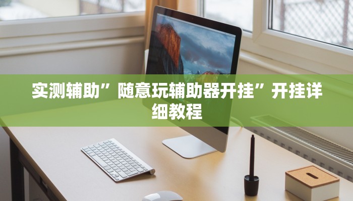 实测辅助”随意玩辅助器开挂”开挂详细教程