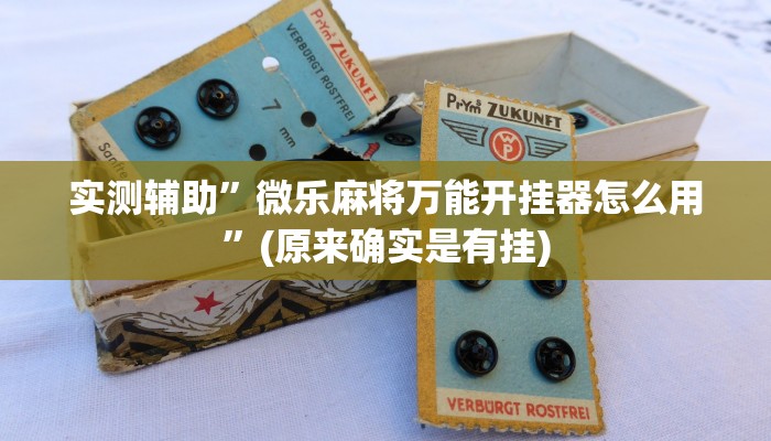 实测辅助”江苏微乐麻将挂”(原来确实是有挂)