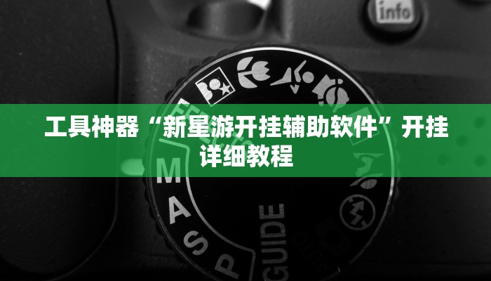 工具神器“新星游开挂辅助软件”开挂详细教程