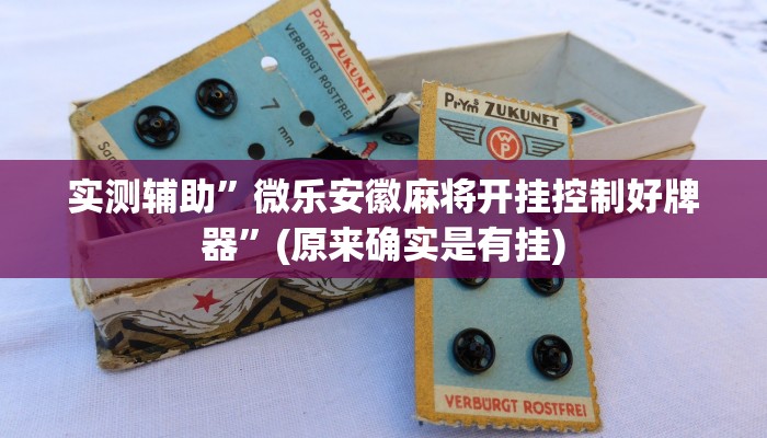 实测辅助”微乐安徽麻将开挂控制好牌器”(原来确实是有挂)