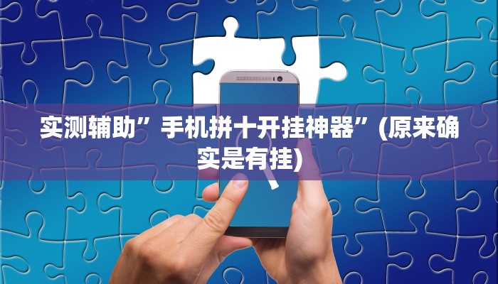 实测辅助”手机拼十开挂神器”(原来确实是有挂)