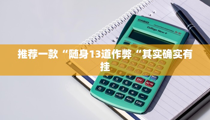 推荐一款“随身13道作弊“其实确实有挂