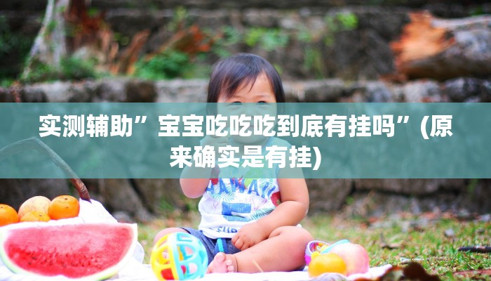实测辅助”宝宝吃吃吃到底有挂吗”(原来确实是有挂)