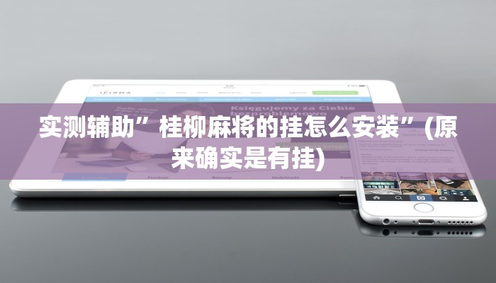 实测辅助”桂柳麻将的挂怎么安装”(原来确实是有挂)