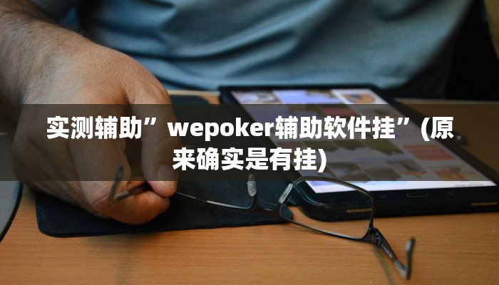 实测辅助”wepoker辅助软件挂”(原来确实是有挂)